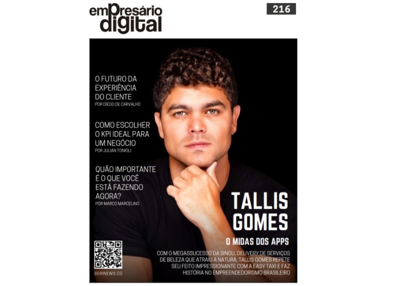 Tallis Gomes é destaque na Revista Empresário Digital edição nº 216