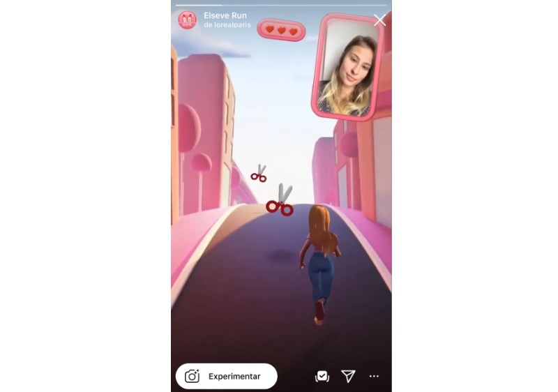 L’Oréal Paris lança filtro de Elseve em formato de game no Instagram