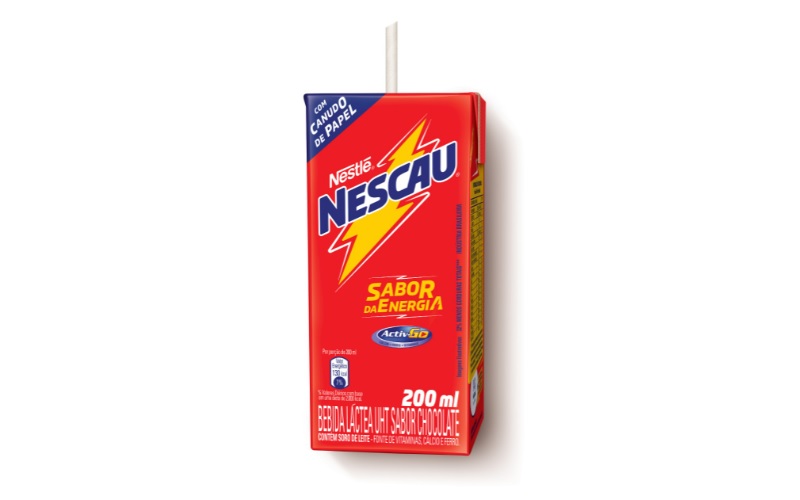Nescau anuncia a retirada de 100% dos canudos plásticos de suas bebidas