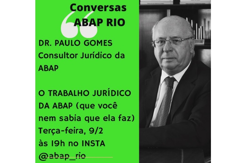 ABAP Rio recebe Dr. Paulo Gomes em bate-papo