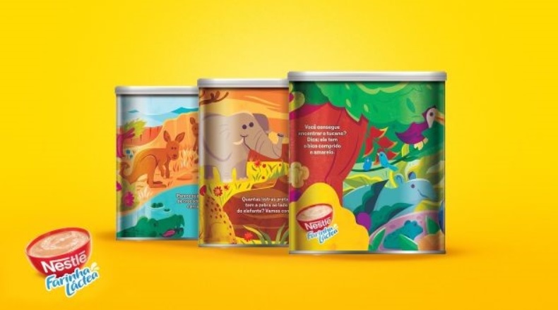 Farinha Láctea Nestlé traz latas colecionáveis com atividades para pais e filhos