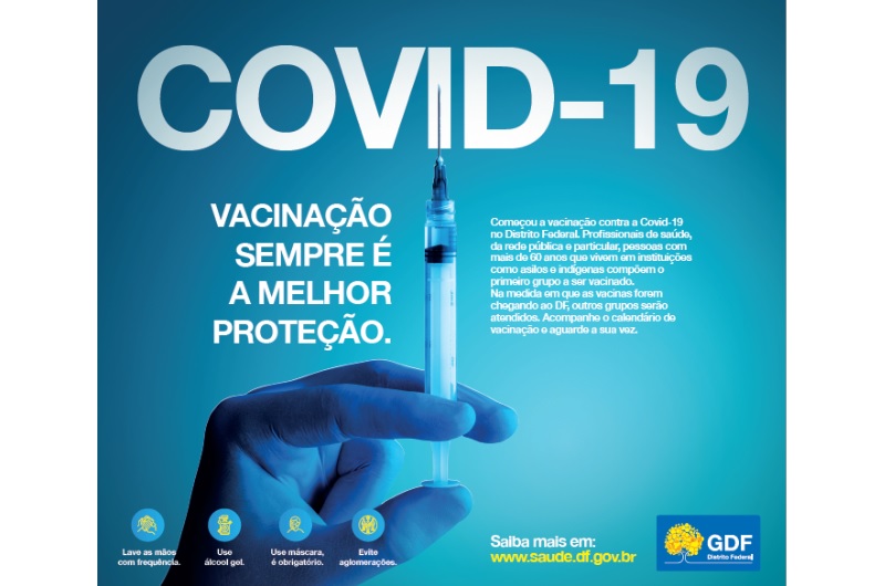 Com campanha criada pela Binder, Governo do Distrito Federal incentiva população a se prevenir contra a Covid-19