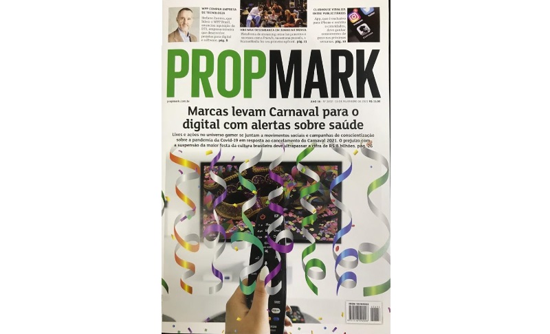 Jornal PropMark traz matéria especial sobre como as marcas trouxeram o Carnaval para o ambiente digital