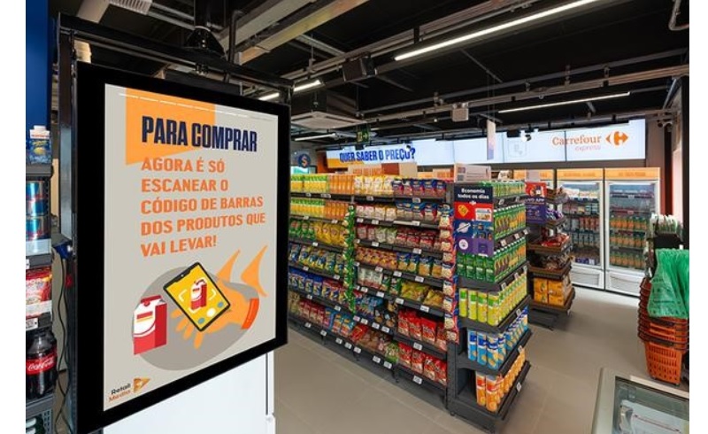 Retail Media implanta solução digital na primeira loja autônoma do Carrefour no Brasil