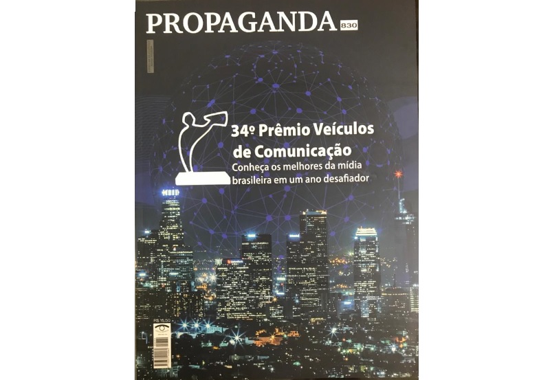 Edição 830 da Revista Propaganda destaca o 34º Prêmio Veículos de Comunicação 