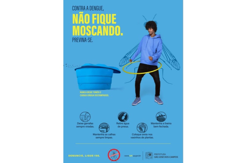 Binder cria campanha contra a dengue para a Prefeitura de São José dos Campos