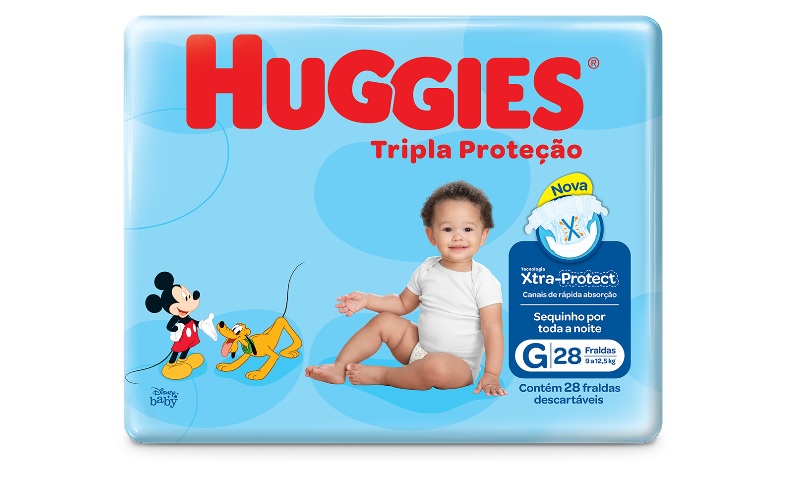 Huggies apresenta fralda Tripla Proteção