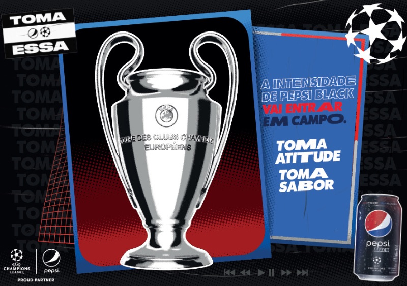 Pepsi lança lata comemorativa em parceria com a UEFA Champions League