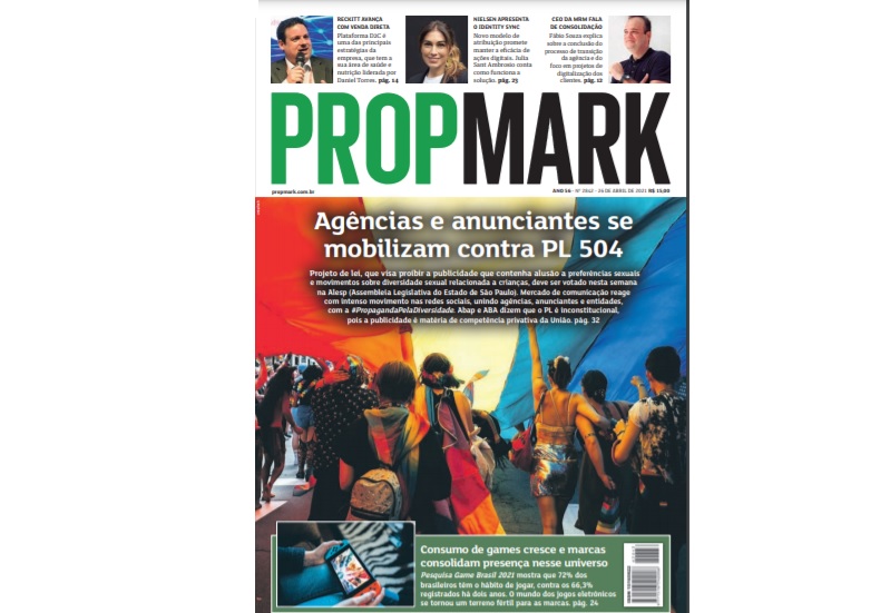Jornal PropMark traz matéria especial sobre a mobilização de agências e anunciantes contra a PL 504