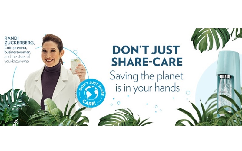 SodaStream convida Radi Zuckerberg em campanha dedicada ao Dia da Terra