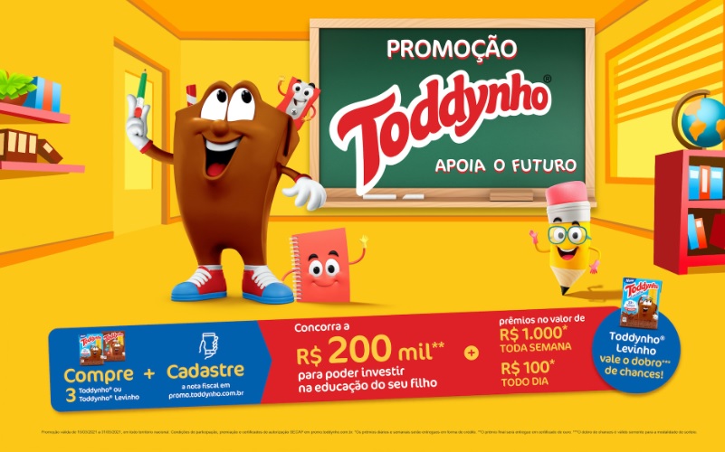 Ação de TODDYNHO reforça a imaginação por meio de brincadeiras que