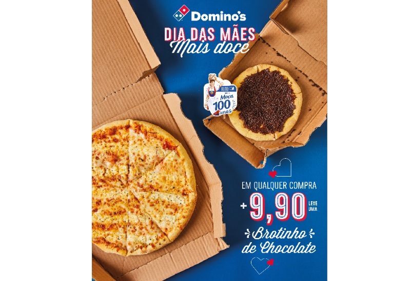 Nestlé e Domino’s Pizza apresentam promoção especial de Dia das Mães