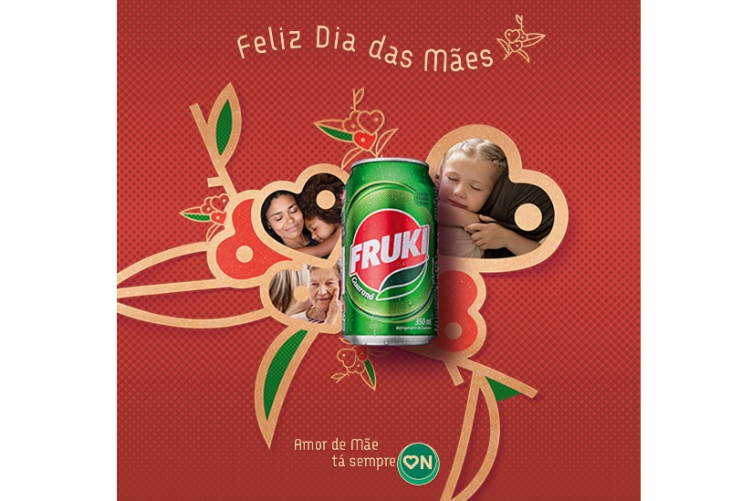 “Amor de mãe tá sempre on” é o tema de nova campanha da Fruki Guaraná 