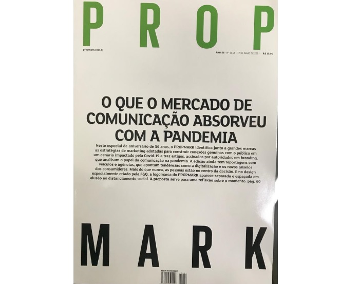 Edição especial de aniversário do Jornal PropMark traz reflexão sobre o que o mercado da comunicação absorveu na pandemia