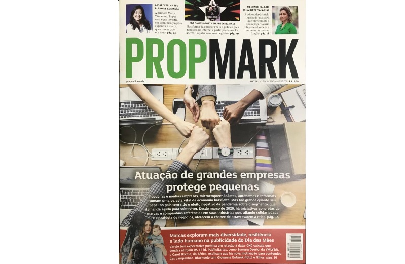 Jornal PropMark traz matéria especial sobre a atuação de grandes empresas que protege as pequenas