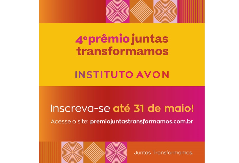 Inscrições abertas para a 4ª edição do Prêmio Juntas Transformamos