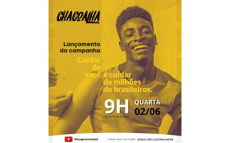 Chacoalha será dedicado ao lançamento da campanha “Cuide de você, cuide de todos os brasileiros. Vacine-se”