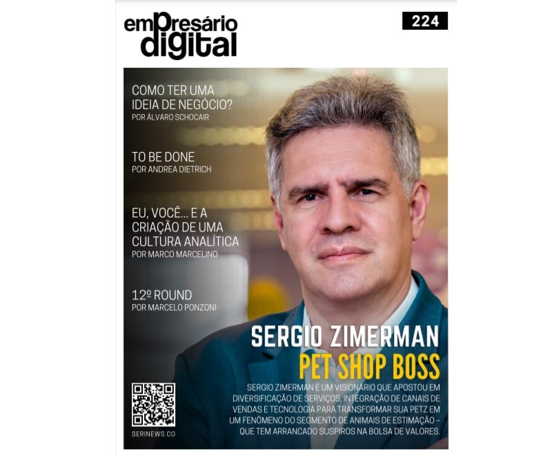 Sergio Zimerman é destaque na Revista Empresário Digital edição nº 224