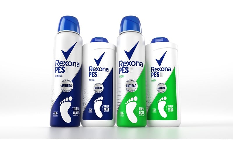 Rexona lança nova linha completa de desodorantes para os pés