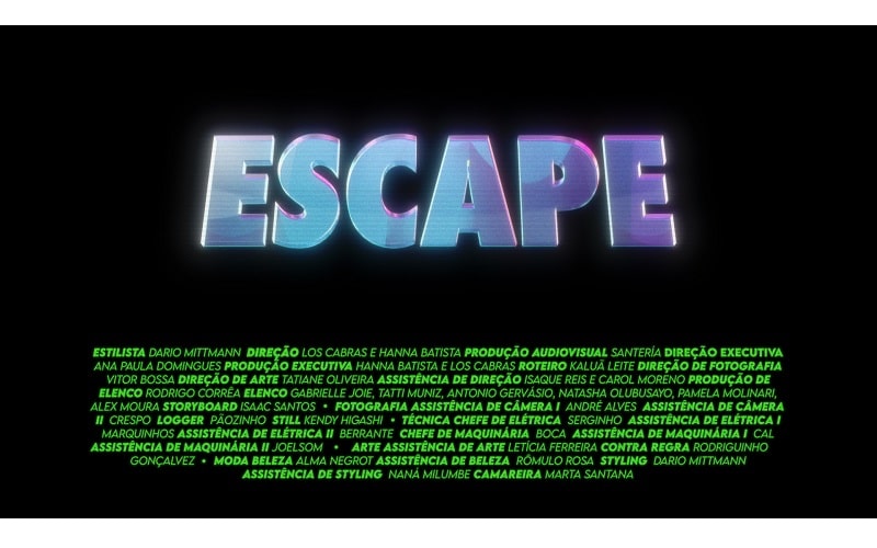 Santería produz novo fashion filme da coleção “Escape”