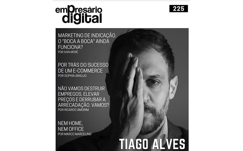 Revista Empresário Digital compartilha espaços e ideias com Tiago Alves