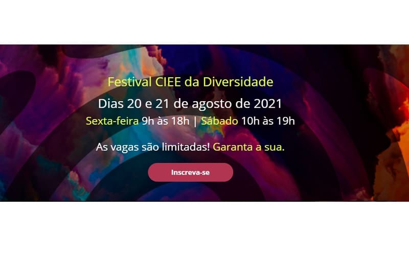 Abertas as inscrições para o Festival CIEE da Diversidade