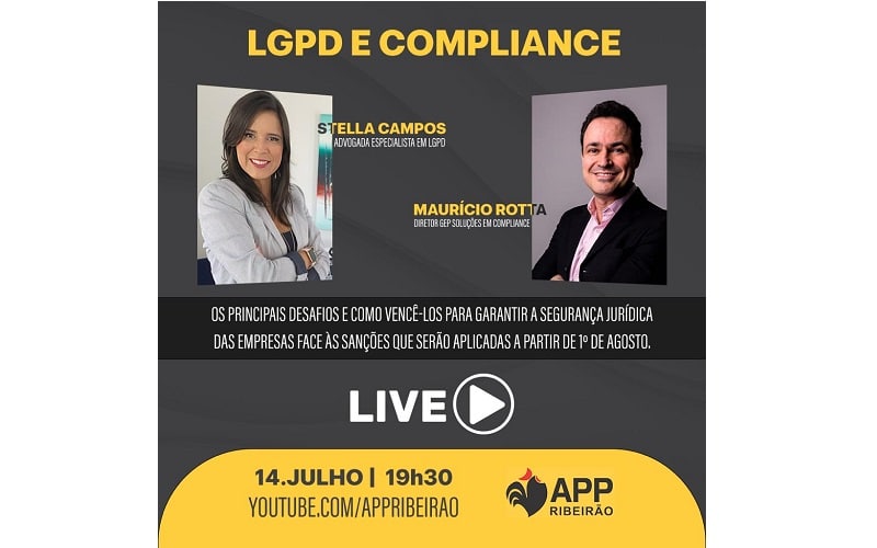 APP Ribeirão promove lives em julho sobre LGPD e o Mercado Digital
