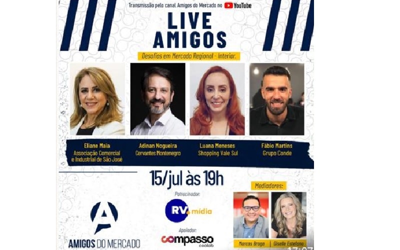 A Live dos Amigos dessa semana esta imperdível