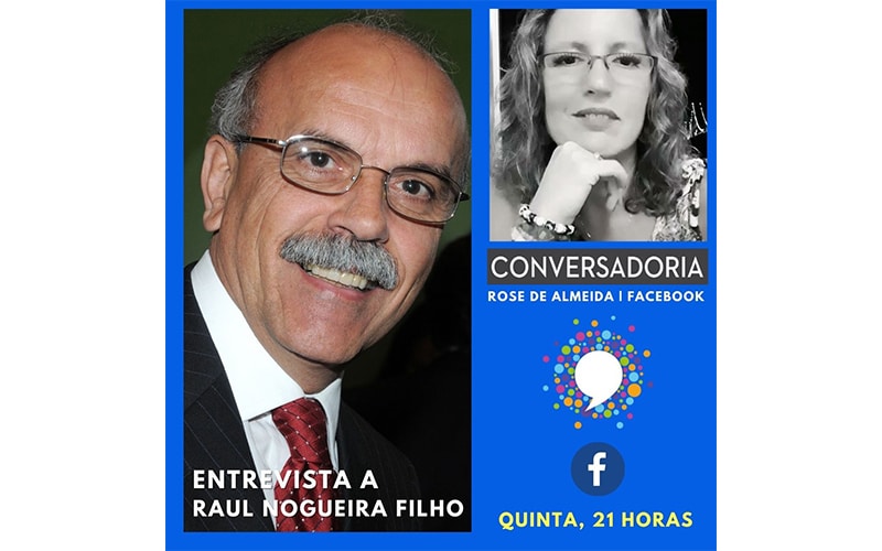 Rose de Almeida entrevista a Raul Nogueira Filho na Conversadoria