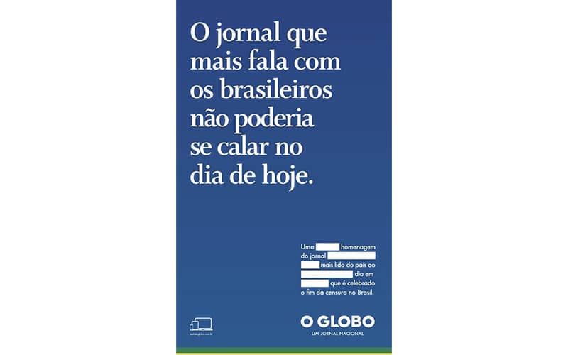 O GLOBO relembra o fim da censura no Brasil
