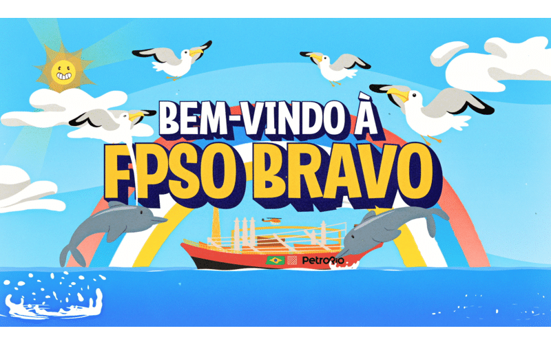 PetroRio produz curtas de animação sobre segurança offshore