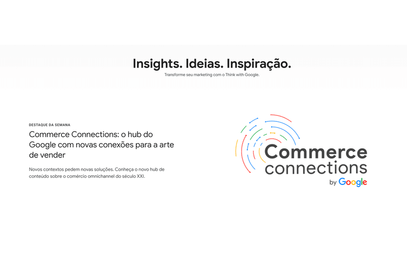 Google lança primeiros episódios do Commerce Connections on Air