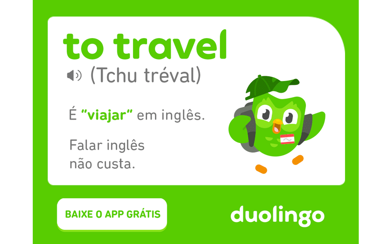 Duolingo lança campanha para reforçar que “Falar Inglês Não Custa”