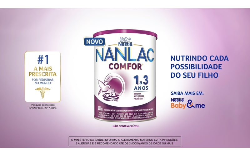 Nestlé aposta em filme criativo para lançamento de linha NANLAC