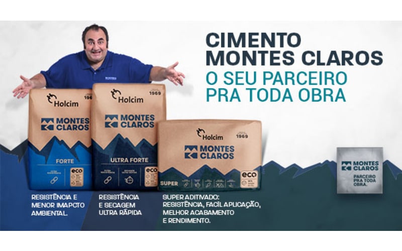 Campanha reforça posicionamento do cimento Montes Claros