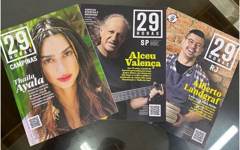 Revista 29 horas: Confira as 3 novos especiais da revista