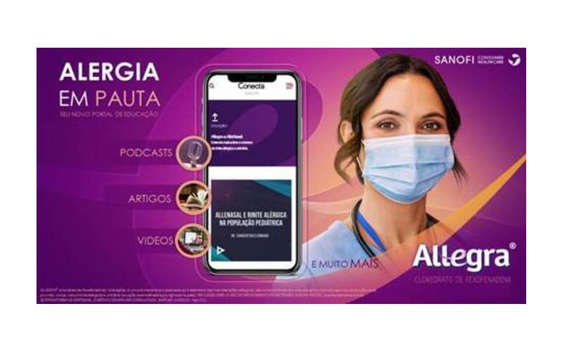 Sanofi lança portal sobre alergias para profissionais de saúde