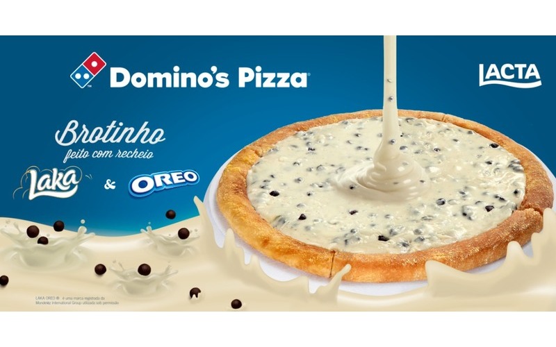 Domino’s Pizza anuncia lançamento do brotinho LAKA OREO
