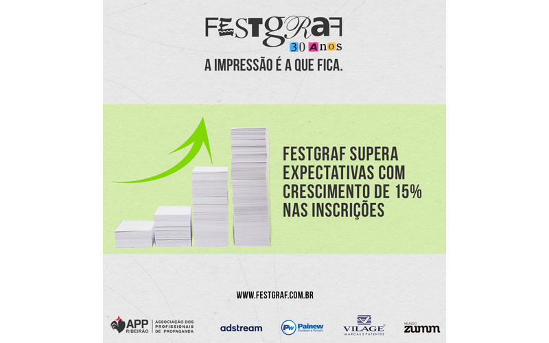 FestGraf 2021, da APP Ribeirão, supera as expectativas nas inscrições