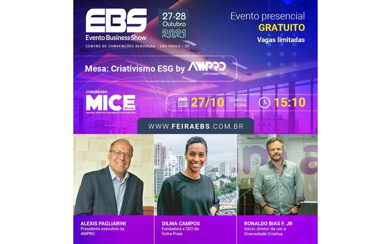 AMPRO discutirá sobre Criativismo ESG durante o Congresso MICE Brasil