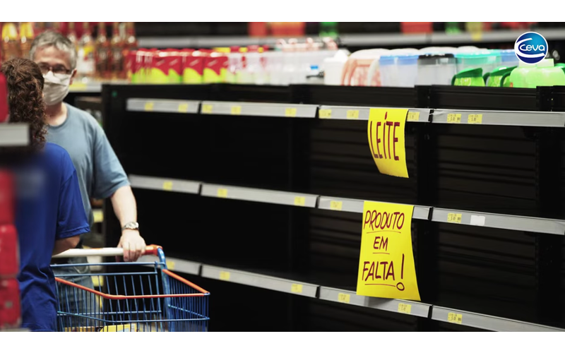 Supermercado “vazio” mostra importância do agronegócio para o país