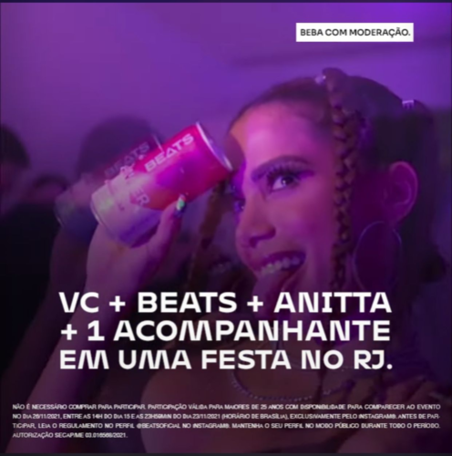 Beats Drinks leva fã para cantar com Anitta em festa karaokê exclusiva