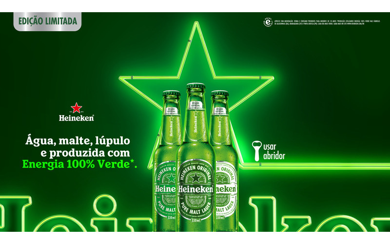 Heineken ganha edição limitada que muda um de seus ícones