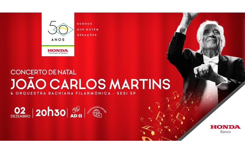Banco Honda promove concerto de Natal com o João Carlos Martins