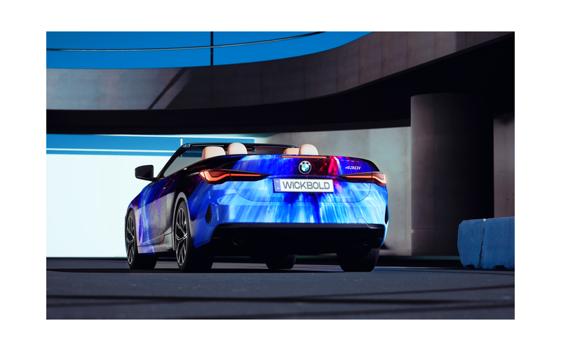 BMW Série 4 Cabrio valoriza a iluminação espiritual em nova obra em NFT