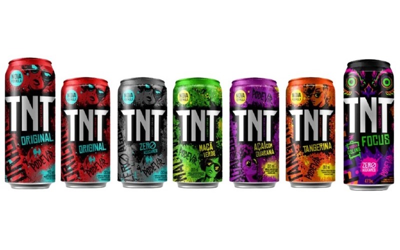 TNT ENERGY DRINK lança novas embalagens e novo sabor