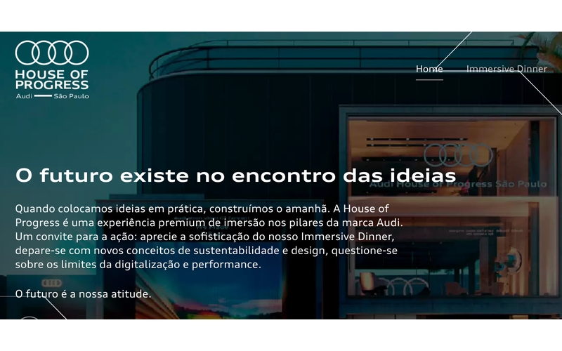 Audi do Brasil promove ação em São Paulo com carros-conceito
