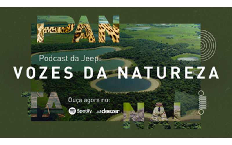 Jeep lança podcast sobre Pantanal com o ativista Lawrence Wahba
