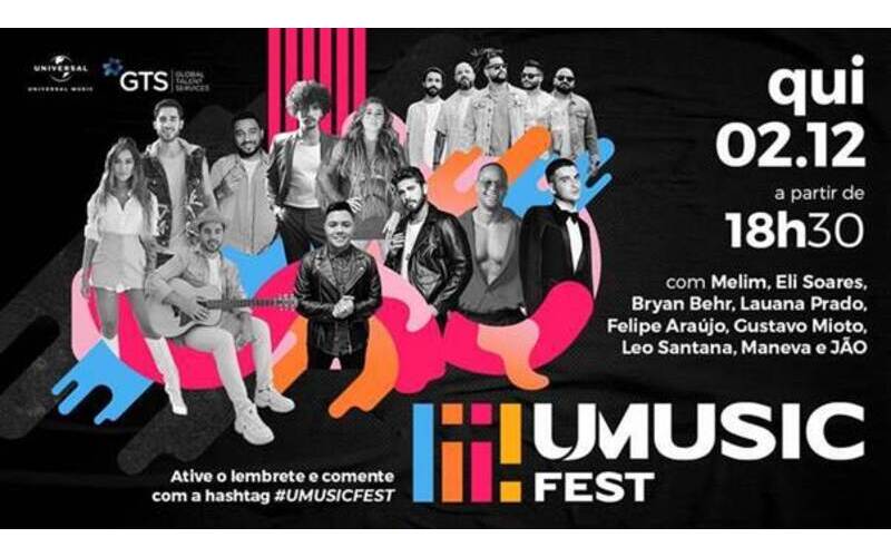 Universal Music lança o Umusicfest inaugurando sua nova plataforma