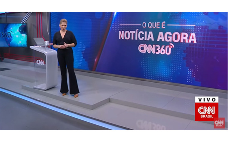 Faturamento da CNN Brasil cresce 76% em 2021